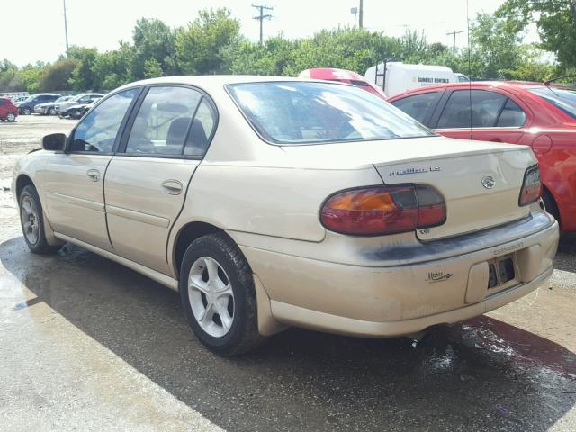 1G1NE52J62M579784 - 2002 CHEVROLET MALIBU LS GOLD photo 3