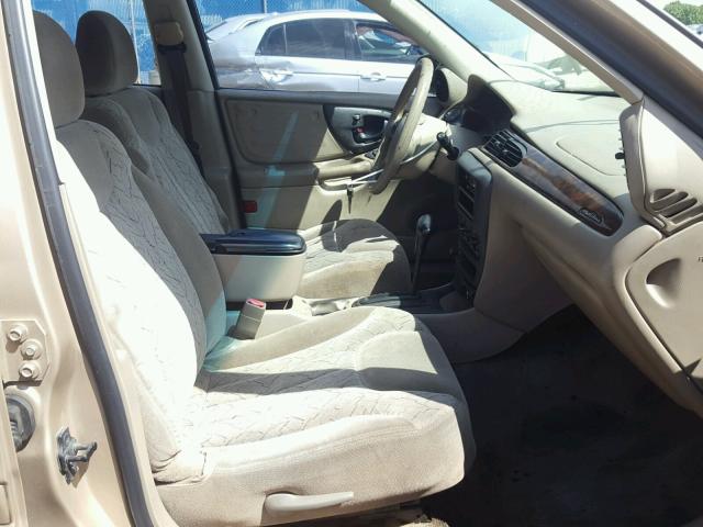 1G1NE52J62M579784 - 2002 CHEVROLET MALIBU LS GOLD photo 5