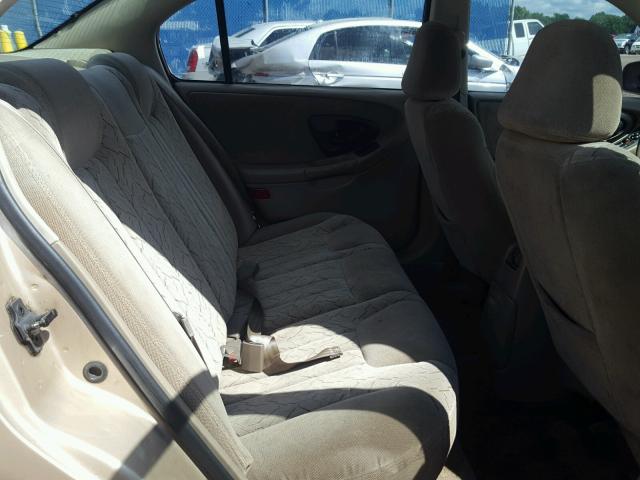 1G1NE52J62M579784 - 2002 CHEVROLET MALIBU LS GOLD photo 6