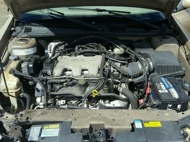 1G1NE52J62M579784 - 2002 CHEVROLET MALIBU LS GOLD photo 7