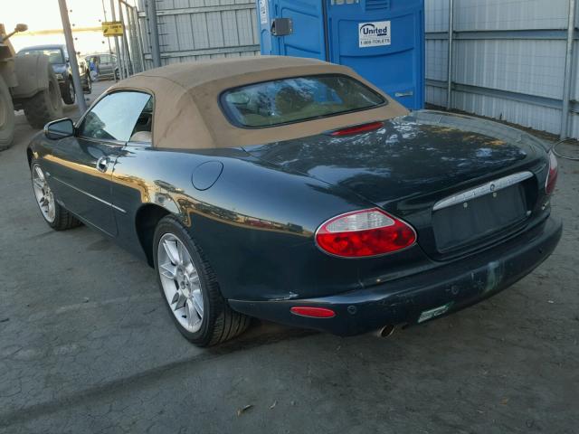 SAJDA42C41NA14991 - 2001 JAGUAR XK8 GREEN photo 3