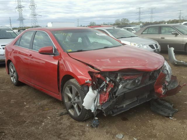 4T1BK1FK4EU550458 - 2014 TOYOTA CAMRY SE RED photo 1