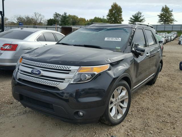 1FM5K8D82FGA32930 - 2015 FORD EXPLORER X BLACK photo 2