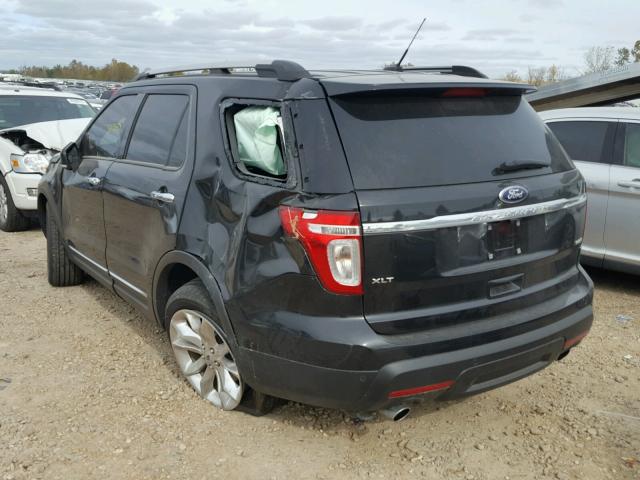 1FM5K8D82FGA32930 - 2015 FORD EXPLORER X BLACK photo 3