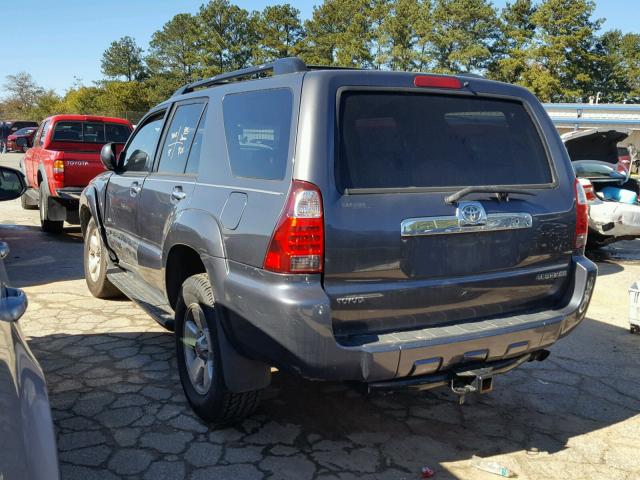 JTEZU14R468043739 - 2006 TOYOTA 4RUNNER GRAY photo 3