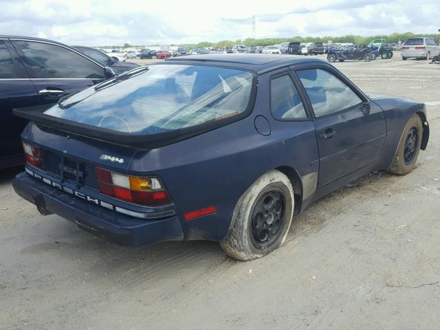 WP0AB094XJN470254 - 1988 PORSCHE 944 BLUE photo 4