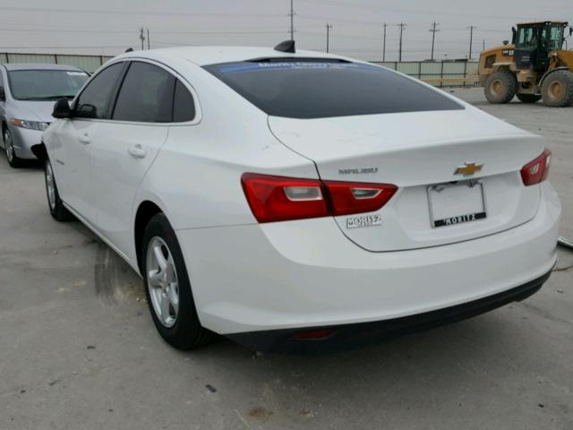 1G1ZB5ST6HF235574 - 2017 CHEVROLET MALIBU WHITE photo 3