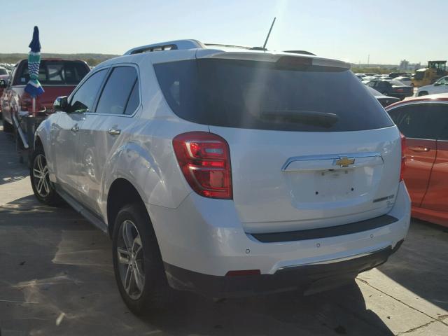 2GNALDEK1G1162531 - 2016 CHEVROLET EQUINOX LT WHITE photo 3