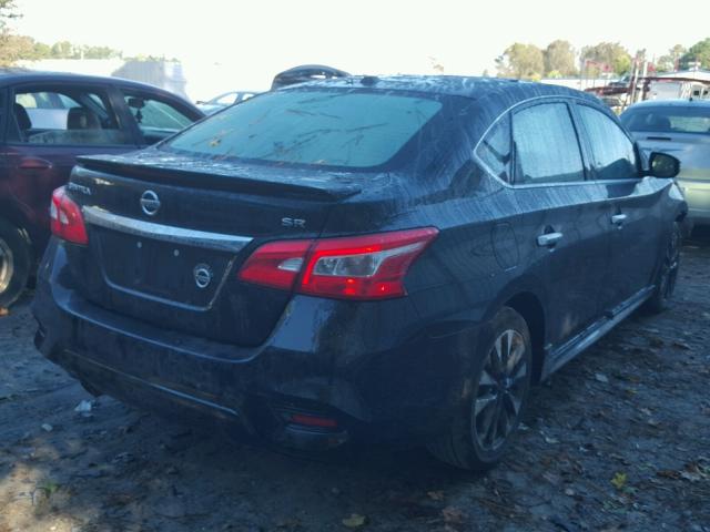 3N1AB7AP0HY303206 - 2017 NISSAN SENTRA S BLACK photo 4