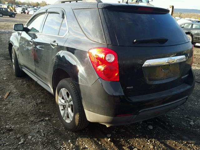 2CNFLEEC7B6468332 - 2011 CHEVROLET EQUINOX LT BLACK photo 3