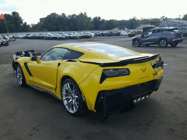 1G1YN2D68G5611866 - 2016 CHEVROLET CORVETTE 1 YELLOW photo 3