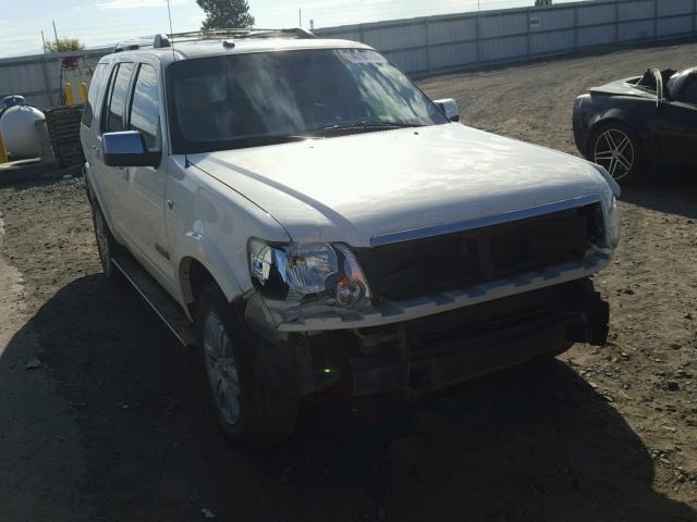 1FMEU75848UB31997 - 2008 FORD EXPLORER L WHITE photo 1