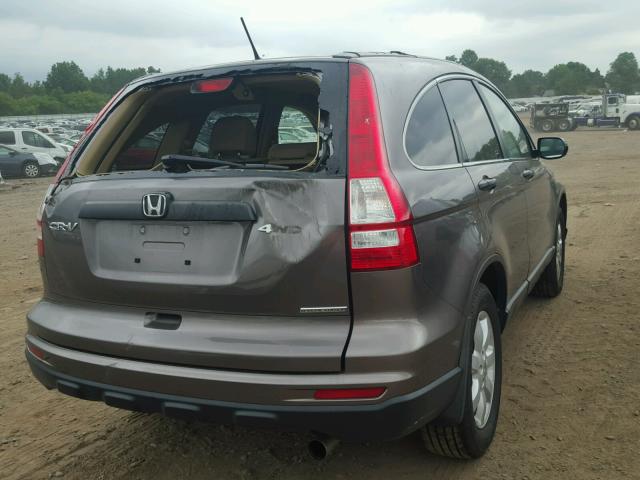 5J6RE4H45BL050749 - 2011 HONDA CR-V SE GRAY photo 4