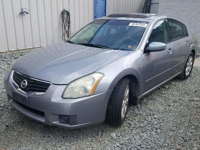 1N4BA41E88C805428 - 2008 NISSAN MAXIMA SE GRAY photo 2