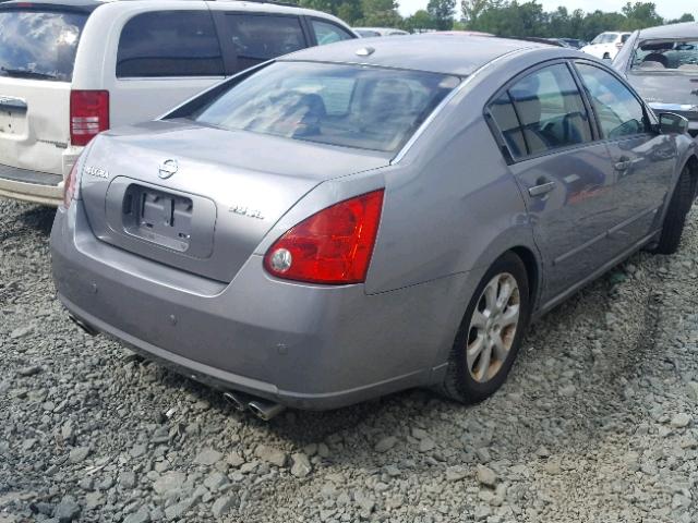 1N4BA41E88C805428 - 2008 NISSAN MAXIMA SE GRAY photo 4