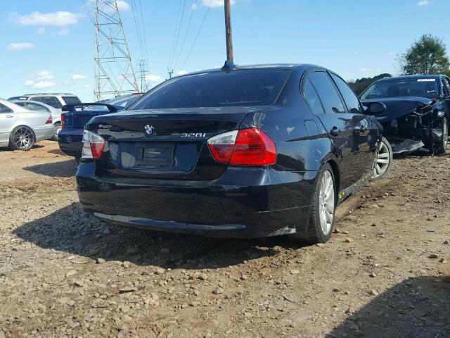 WBAVA37548NL51088 - 2008 BMW 328 I BLACK photo 4