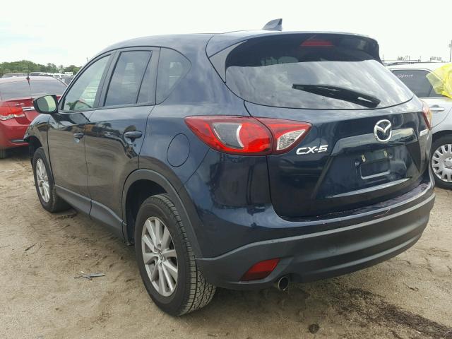 JM3KE2CY8F0538419 - 2015 MAZDA CX-5 TOURI BLUE photo 3