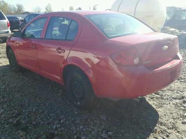 1G1AJ52F857671777 - 2005 CHEVROLET COBALT RED photo 3