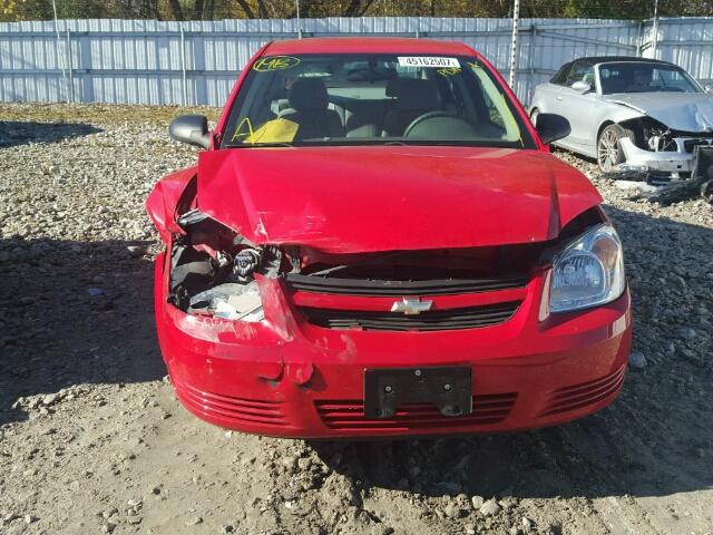 1G1AJ52F857671777 - 2005 CHEVROLET COBALT RED photo 9