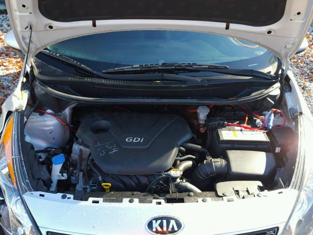 KNADN5A3XE6351833 - 2014 KIA RIO SILVER photo 7