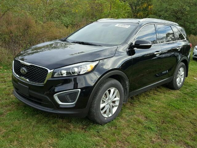 5XYPG4A33HG262501 - 2017 KIA SORENTO BLACK photo 2