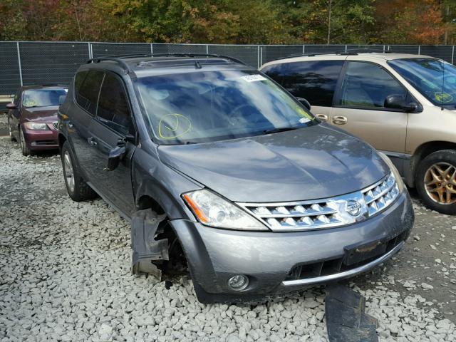 JN8AZ08W36W536938 - 2006 NISSAN MURANO SL CHARCOAL photo 1