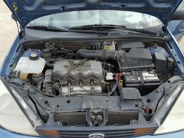 1FAFP33P1YW283197 - 2000 FORD FOCUS LX BLUE photo 7