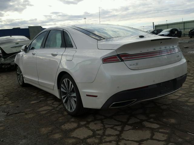 3LN6L5E91HR648279 - 2017 LINCOLN MKZ RESERV WHITE photo 3