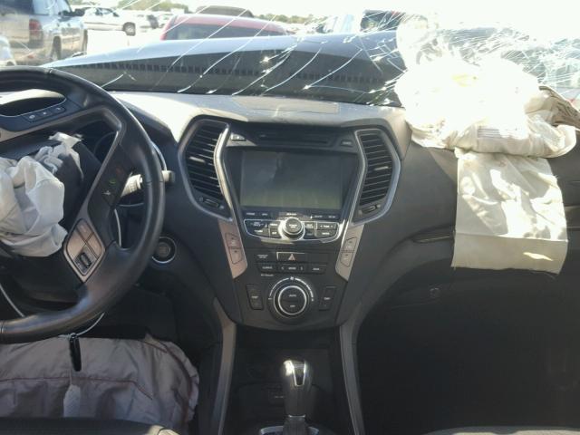 5XYZWDLA6DG026698 - 2013 HYUNDAI SANTA FE S BLACK photo 9