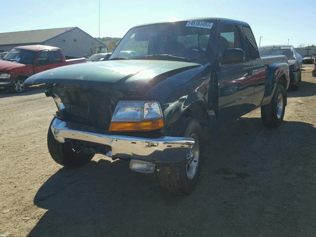 1FTZR15VXYPB80324 - 2000 FORD RANGER GREEN photo 2