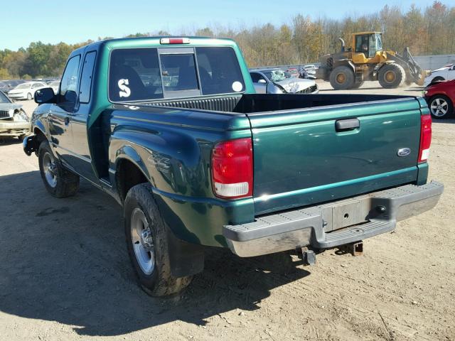 1FTZR15VXYPB80324 - 2000 FORD RANGER GREEN photo 3