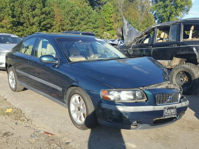 YV1RS61R622109033 - 2002 VOLVO S60 GREEN photo 1
