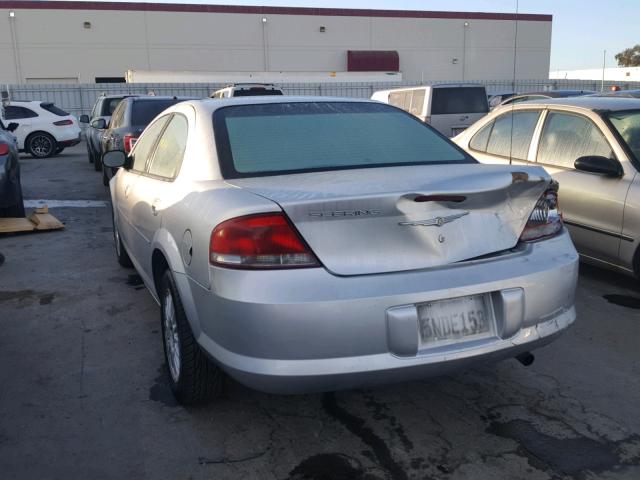 1C3EL46JX5N505529 - 2005 CHRYSLER SEBRING SILVER photo 3