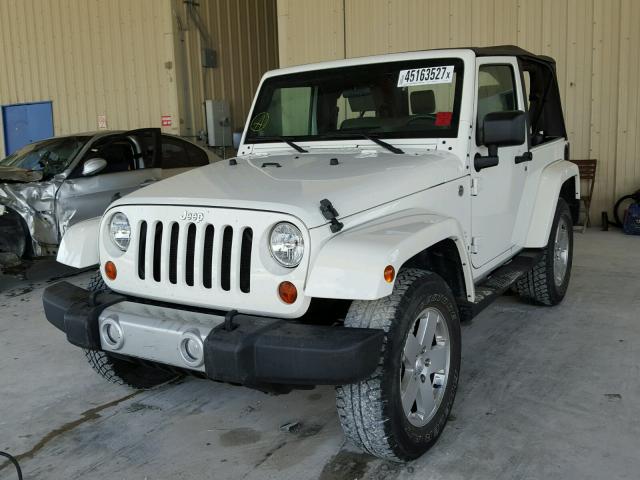1J4GA5D16AL151270 - 2010 JEEP WRANGLER S WHITE photo 2
