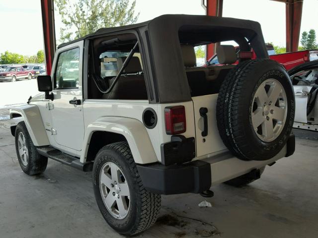 1J4GA5D16AL151270 - 2010 JEEP WRANGLER S WHITE photo 3