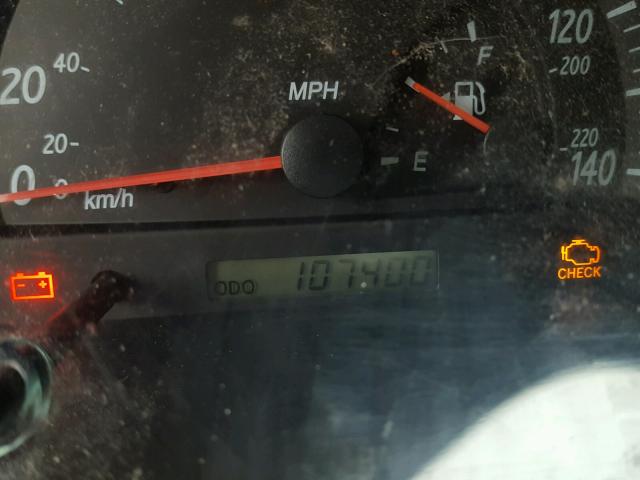 4T1BE32K64U868847 - 2004 TOYOTA CAMRY LE 银色 照片 8