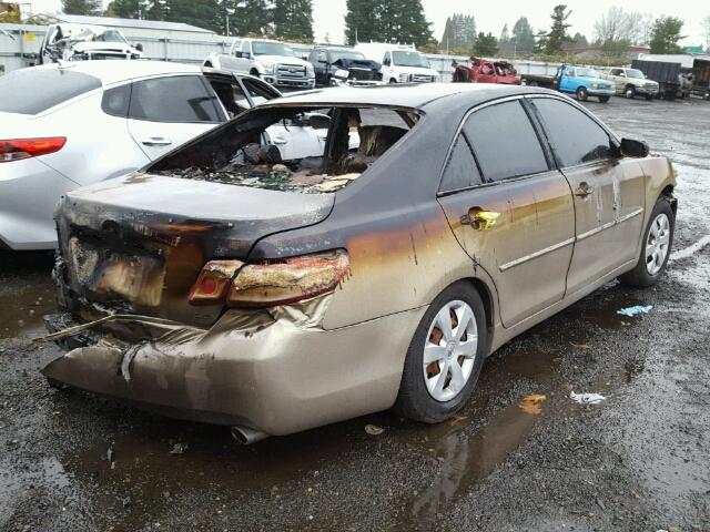 4T4BE46K49R077066 - 2009 TOYOTA CAMRY BASE TAN photo 4