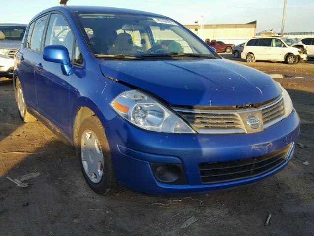 3N1BC13E99L454666 - 2009 NISSAN VERSA S BLUE photo 1