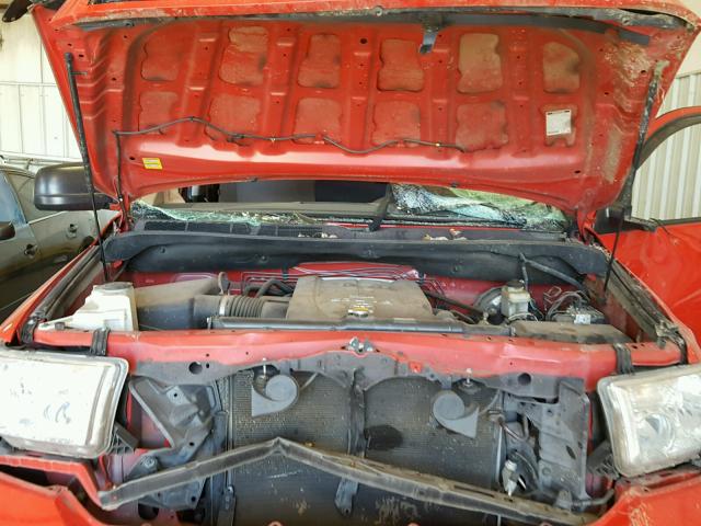 5TFRY5F17AX078071 - 2010 TOYOTA TUNDRA DOU RED photo 7