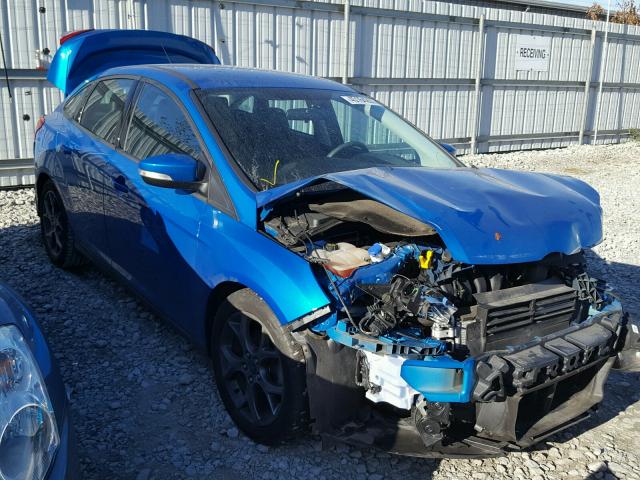 1FADP3F20EL370643 - 2014 FORD FOCUS SE BLUE photo 1