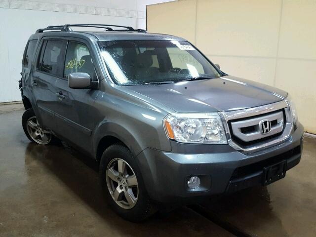 5FNYF4H48BB016483 - 2011 HONDA PILOT EX GRAY photo 1