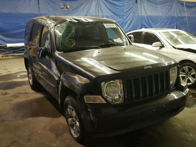 1C4PJMAK1CW209087 - 2012 JEEP LIBERTY SP BLACK photo 1