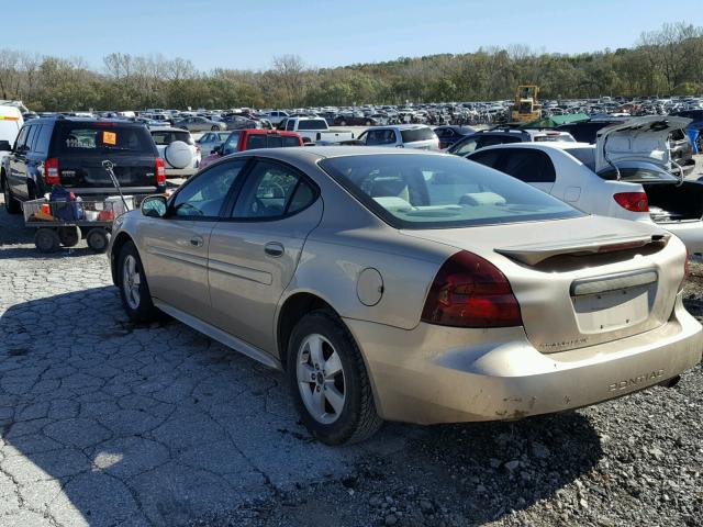 2G2WP522851341888 - 2005 PONTIAC GRAND PRIX TAN photo 3