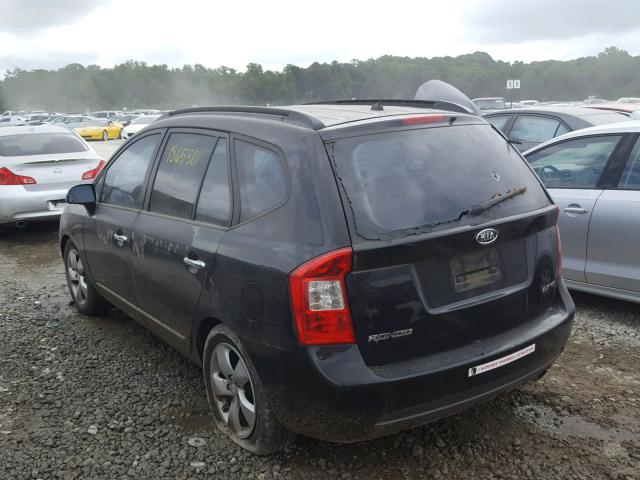 KNAFG526077047435 - 2007 KIA RONDO LX BLACK photo 3