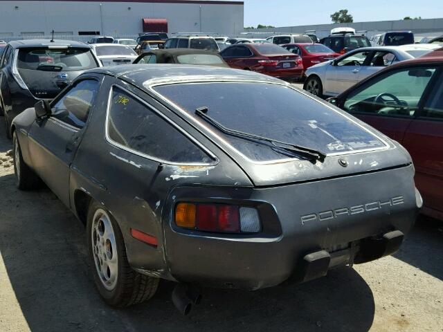 WP0JA0929CS820835 - 1982 PORSCHE 928 BLACK photo 3