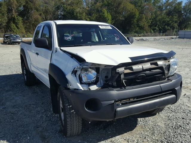 5TETU4GN2AZ686781 - 2010 TOYOTA TACOMA WHITE photo 1