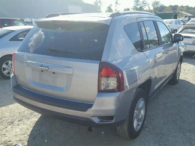 1C4NJCBA2FD262467 - 2015 JEEP COMPASS SP SILVER photo 4