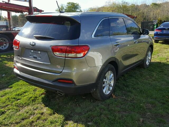 5XYPGDA34HG300401 - 2017 KIA SORENTO CHARCOAL photo 4