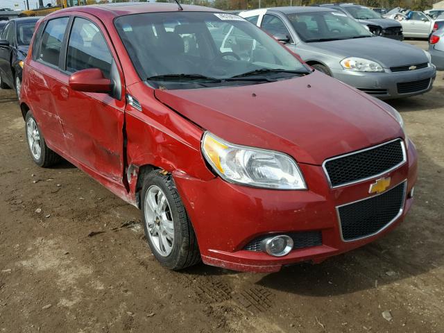 KL1TG6DE9BB140211 - 2011 CHEVROLET AVEO LT RED photo 1