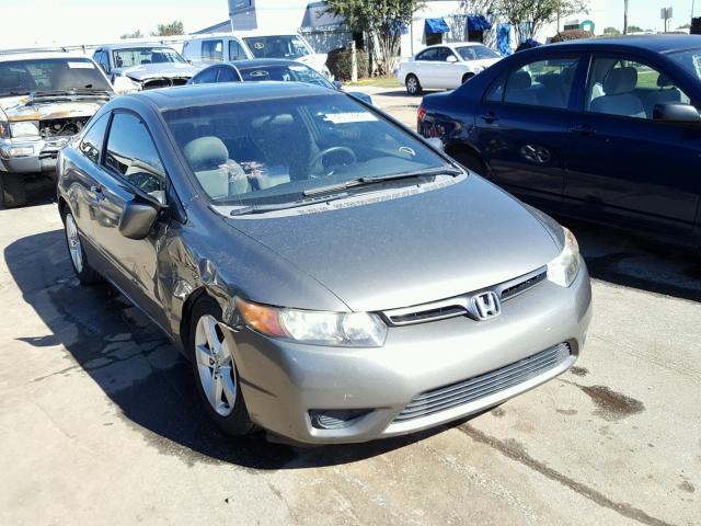 2HGFG12806H557477 - 2006 HONDA CIVIC EX GRAY photo 1